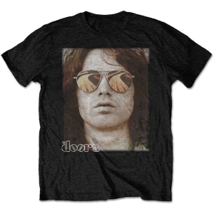 The Doors - Jim Face Uni Bl i gruppen MERCHANDISE / T-shirt / Pop-Rock hos Bengans Skivbutik AB (5531398r)