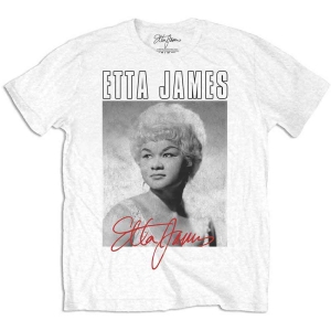 Etta James - Portrait Uni Wht i gruppen MERCHANDISE / T-shirt / Blues hos Bengans Skivbutik AB (5531559r)