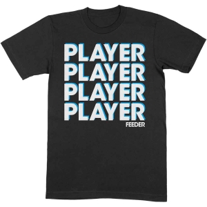 Feeder - Player Uni Bl i gruppen MERCH / T-Shirt / Rockoff_Nya April24 hos Bengans Skivbutik AB (5531560r)