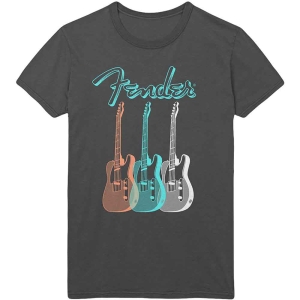 Fender - Triple Guitar Uni Char i gruppen MERCHANDISE / T-shirt / Annet hos Bengans Skivbutik AB (5531562r)