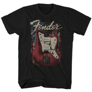 Fender - Distressed Guitar Uni Bl i gruppen MERCHANDISE / T-shirt / Annet hos Bengans Skivbutik AB (5531563r)