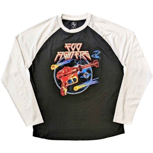 Foo Fighters - Ray Gun Uni Bl/Wht Raglan: i gruppen MERCH / T-Shirt / Rockoff_Nya April24 hos Bengans Skivbutik AB (5531569r)