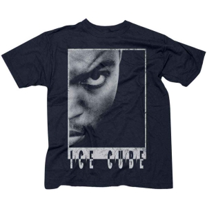 Ice Cube - Half Face Uni Bl i gruppen MERCHANDISE / T-shirt / Hip Hop-Rap hos Bengans Skivbutik AB (5531573r)