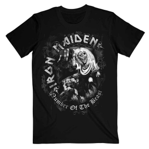 Iron Maiden - Notb Grey Tone Uni Bl i gruppen MERCH / T-Shirt / Rockoff_Nya April24 hos Bengans Skivbutik AB (5532235r)