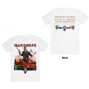 Iron Maiden - Lotb Live In Mexico City Uni Wht i gruppen MERCH / T-Shirt / Rockoff_Nya April24 hos Bengans Skivbutik AB (5532238r)