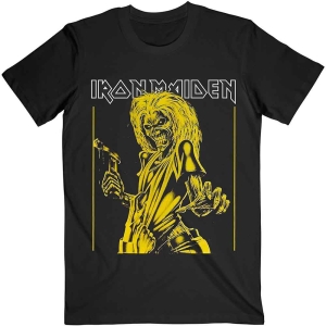 Iron Maiden - Yellow Flyer Uni Bl i gruppen MERCH / T-Shirt / Rockoff_Nya April24 hos Bengans Skivbutik AB (5532242r)