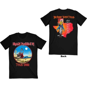 Iron Maiden - The Beast Tames Texas Uni Bl i gruppen MERCH / T-Shirt / Rockoff_Nya April24 hos Bengans Skivbutik AB (5532244r)