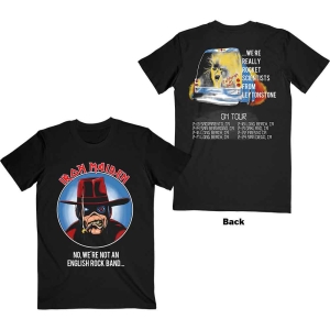 Iron Maiden - Not An English Rock Band Uni Bl i gruppen MERCH / T-Shirt / Rockoff_Nya April24 hos Bengans Skivbutik AB (5532246r)