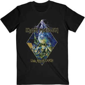 Iron Maiden - Live After Death Diamond Uni Bl i gruppen MERCH / T-Shirt / Rockoff_Nya April24 hos Bengans Skivbutik AB (5532248r)