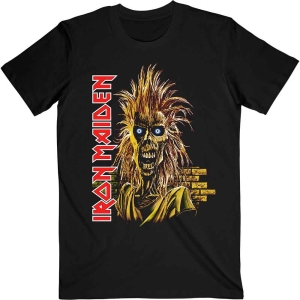 Iron Maiden - First Album 2 Uni Bl    i gruppen MERCHANDISE / T-shirt / Metal hos Bengans Skivbutik AB (5532250r)