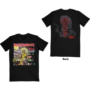 Iron Maiden - Killers V2 Album Tracklist Uni Bl i gruppen MERCH / T-Shirt / Rockoff_Nya April24 hos Bengans Skivbutik AB (5532256r)