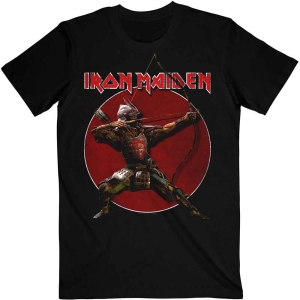 Iron Maiden - Eddie Archer Red Circle Uni Bl i gruppen MERCH / T-Shirt / Rockoff_Nya April24 hos Bengans Skivbutik AB (5532262r)