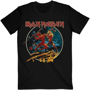 Iron Maiden - Notb Run To The Hills Circular Uni Bl i gruppen MERCH / T-Shirt / Rockoff_Nya April24 hos Bengans Skivbutik AB (5532268r)