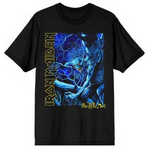 Iron Maiden - Fotd Blue Tone Eddie Vertical Logo Uni B i gruppen MERCHANDISE / T-shirt / Metal hos Bengans Skivbutik AB (5532273r)