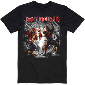 Iron Maiden - Trooper 2022 Uni Bl i gruppen MERCH / T-Shirt / Rockoff_Nya April24 hos Bengans Skivbutik AB (5532276r)