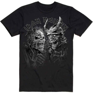 Iron Maiden - Senjutsu Large Grayscale Heads Uni Bl i gruppen MERCHANDISE / T-shirt / Metal hos Bengans Skivbutik AB (5532277r)