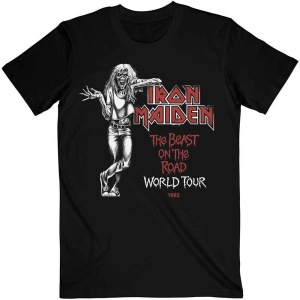 Iron Maiden - Beast On The Road World Tour '82 Uni Bl i gruppen MERCH / T-Shirt / Rockoff_Nya April24 hos Bengans Skivbutik AB (5532281r)