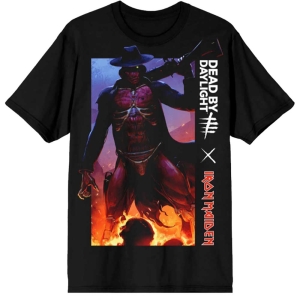 Iron Maiden - Dead By Daylight Gunslinger Uni Bl i gruppen MERCH / T-Shirt / Rockoff_Nya April24 hos Bengans Skivbutik AB (5532294r)