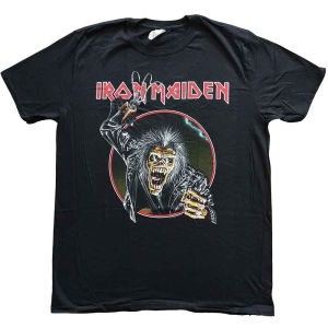 Iron Maiden - Eddie Hook Uni Bl i gruppen MERCH / T-Shirt / Rockoff_Nya April24 hos Bengans Skivbutik AB (5532306r)