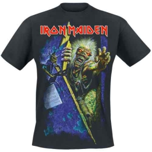 Iron Maiden - No Prayer Uni Bl i gruppen MERCH / T-Shirt / Rockoff_Nya April24 hos Bengans Skivbutik AB (5532311r)