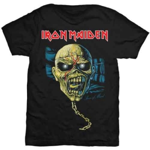 Iron Maiden - Piece Of Mind Skull Uni Bl i gruppen MERCH / T-Shirt / Rockoff_Nya April24 hos Bengans Skivbutik AB (5532312r)