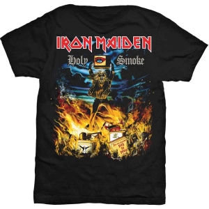 Iron Maiden - Holy Smoke Uni Bl i gruppen MERCH / T-Shirt / Rockoff_Nya April24 hos Bengans Skivbutik AB (5532314r)