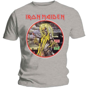 Iron Maiden - Killers Circle Uni Heather i gruppen MERCH / T-Shirt / Rockoff_Nya April24 hos Bengans Skivbutik AB (5532319r)