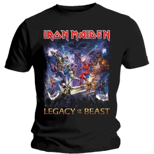 Iron Maiden - Legacy Of The Beast Uni Bl i gruppen MERCH / T-Shirt / Rockoff_Nya April24 hos Bengans Skivbutik AB (5532321r)