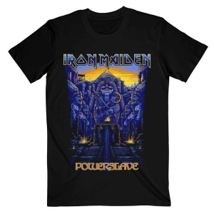 Iron Maiden - Dark Ink Powerslaves Uni Bl i gruppen MERCH / T-Shirt / Rockoff_Nya April24 hos Bengans Skivbutik AB (5532326r)