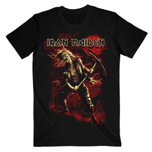 Iron Maiden - Benjamin Breeg Red Graphic Uni Bl i gruppen MERCH / T-Shirt / Rockoff_Nya April24 hos Bengans Skivbutik AB (5532327r)