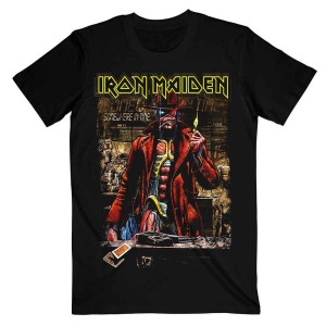 Iron Maiden - Stranger Sepia Uni Bl i gruppen MERCH / T-Shirt / Rockoff_Nya April24 hos Bengans Skivbutik AB (5532329r)