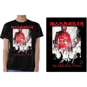 Iron Maiden - The Wicker Man Smoke Uni Bl i gruppen MERCH / T-Shirt / Rockoff_Nya April24 hos Bengans Skivbutik AB (5532346r)