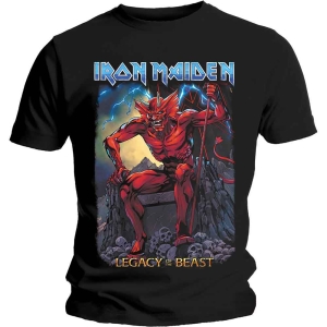 Iron Maiden - Lotb 2 Devil Uni Bl i gruppen MERCH / T-Shirt / Rockoff_Nya April24 hos Bengans Skivbutik AB (5532353r)