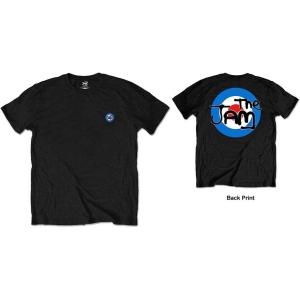 The Jam - F&B Packaged Spray Target Logo Uni Bl i gruppen MERCH / T-Shirt / Rockoff_Nya April24 hos Bengans Skivbutik AB (5532667r)