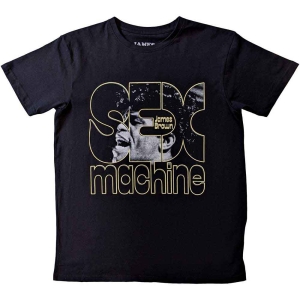 James Brown - Sex Machine Uni Bl i gruppen MERCH / T-Shirt / Rockoff_Nya April24 hos Bengans Skivbutik AB (5532668r)