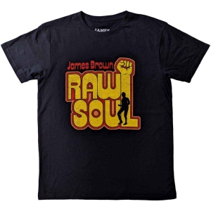 James Brown - Raw Soul Uni Bl i gruppen MERCH / T-Shirt / Rockoff_Nya April24 hos Bengans Skivbutik AB (5532669r)