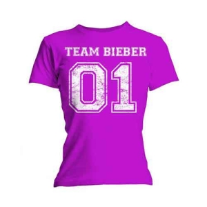 Justin Bieber - Team Bieber Skinny Lady Fuchs i gruppen MERCH / T-Shirt / Rockoff_Nya April24 hos Bengans Skivbutik AB (5532688r)