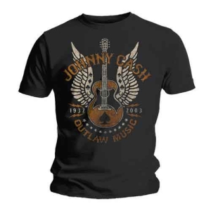 Johnny Cash - Outlaw Uni Bl i gruppen MERCHANDISE / T-shirt / Country hos Bengans Skivbutik AB (5532691r)