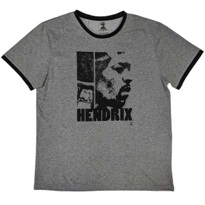 Jimi Hendrix - Let Me Live Ringer Uni Grey i gruppen MERCH / T-Shirt / Rockoff_Nya April24 hos Bengans Skivbutik AB (5532696r)