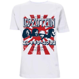 Led Zeppelin - Japanese Burst Uni Wht i gruppen MERCH / T-Shirt / Rockoff_Nya April24 hos Bengans Skivbutik AB (5532717r)