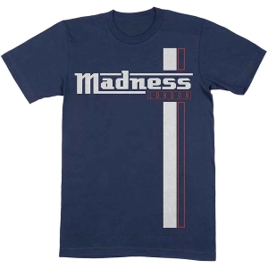 Madness - Stripes Uni Navy i gruppen MERCHANDISE / T-shirt / Reggae hos Bengans Skivbutik AB (5532721r)