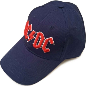 Ac/Dc - Red Logo Navy Baseball C i gruppen MERCH / Minsishops-merch / Ac/Dc hos Bengans Skivbutik AB (5532859)