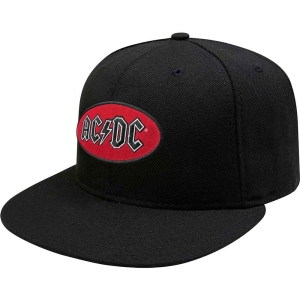 Ac/Dc - Oval Logo Bl Snapback C i gruppen MERCH / Minsishops-merch / Ac/Dc hos Bengans Skivbutik AB (5532867)