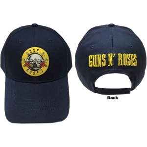 Guns N Roses - Circle Logo Navy Baseball C i gruppen MERCHANDISE / Merch / Metal hos Bengans Skivbutik AB (5532935)