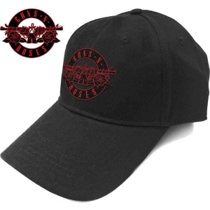 Guns N Roses - Red Circle Logo Bl Baseball C i gruppen MERCHANDISE / Merch / Metal hos Bengans Skivbutik AB (5532936)