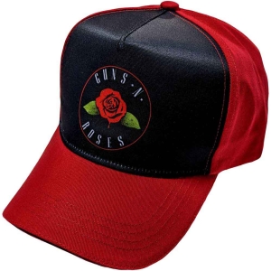 Guns N Roses - Rose Red/Bl Baseball C i gruppen MERCHANDISE / Merch / Metal hos Bengans Skivbutik AB (5532938)