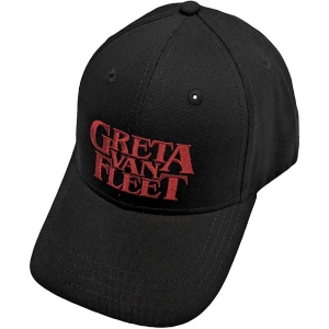 Greta Van Fleet -  Red Logo Bl Baseball C i gruppen MERCHANDISE / Merch / Metal hos Bengans Skivbutik AB (5532942)