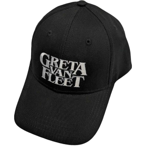 Greta Van Fleet -  White Logo Bl Baseball C i gruppen MERCHANDISE / Merch / Metal hos Bengans Skivbutik AB (5532943)