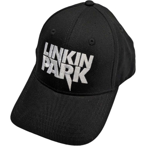 Linkin Park - White Logo Bl Baseball C i gruppen MERCHANDISE / Merch / Metal hos Bengans Skivbutik AB (5532959)