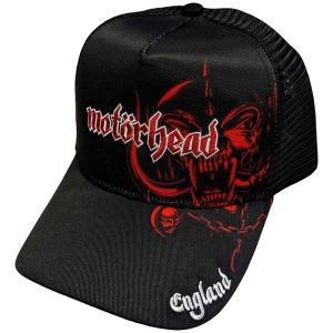 Motorhead - England Red Warpig Bl Mesh-Back C i gruppen MERCHANDISE / Merch / Metal hos Bengans Skivbutik AB (5532968)